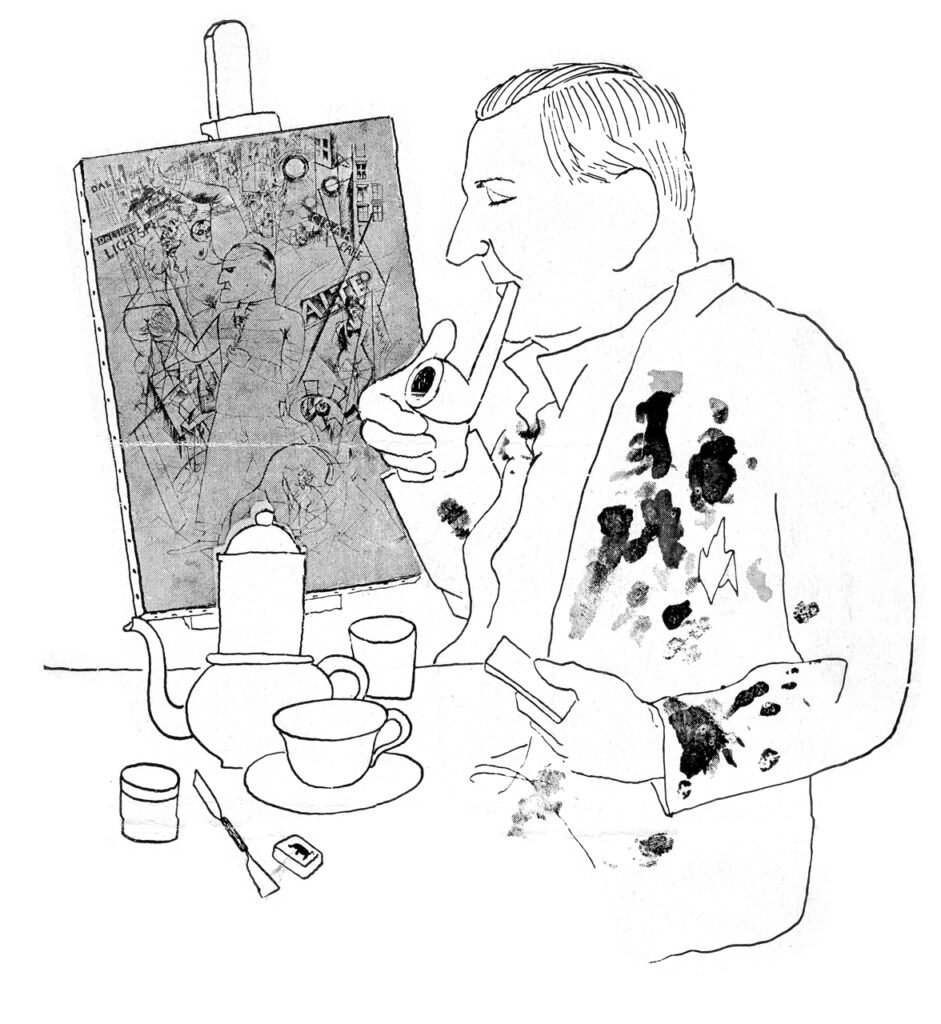 Adolf Hoffmeister, CC Adolf Hoffmeister, Georg Grosz, 1930 BY-SA 4.0 , via Wikimedia Commons