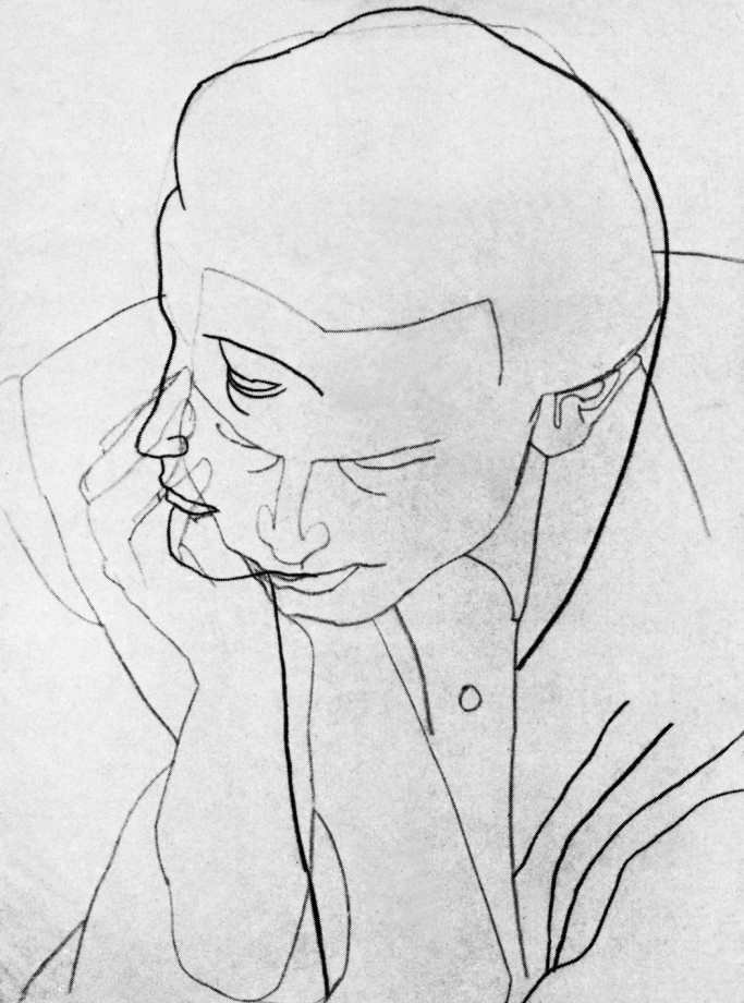 Two Faces, 1934, Lajos Vajda, Public domain, via Wikimedia Commons